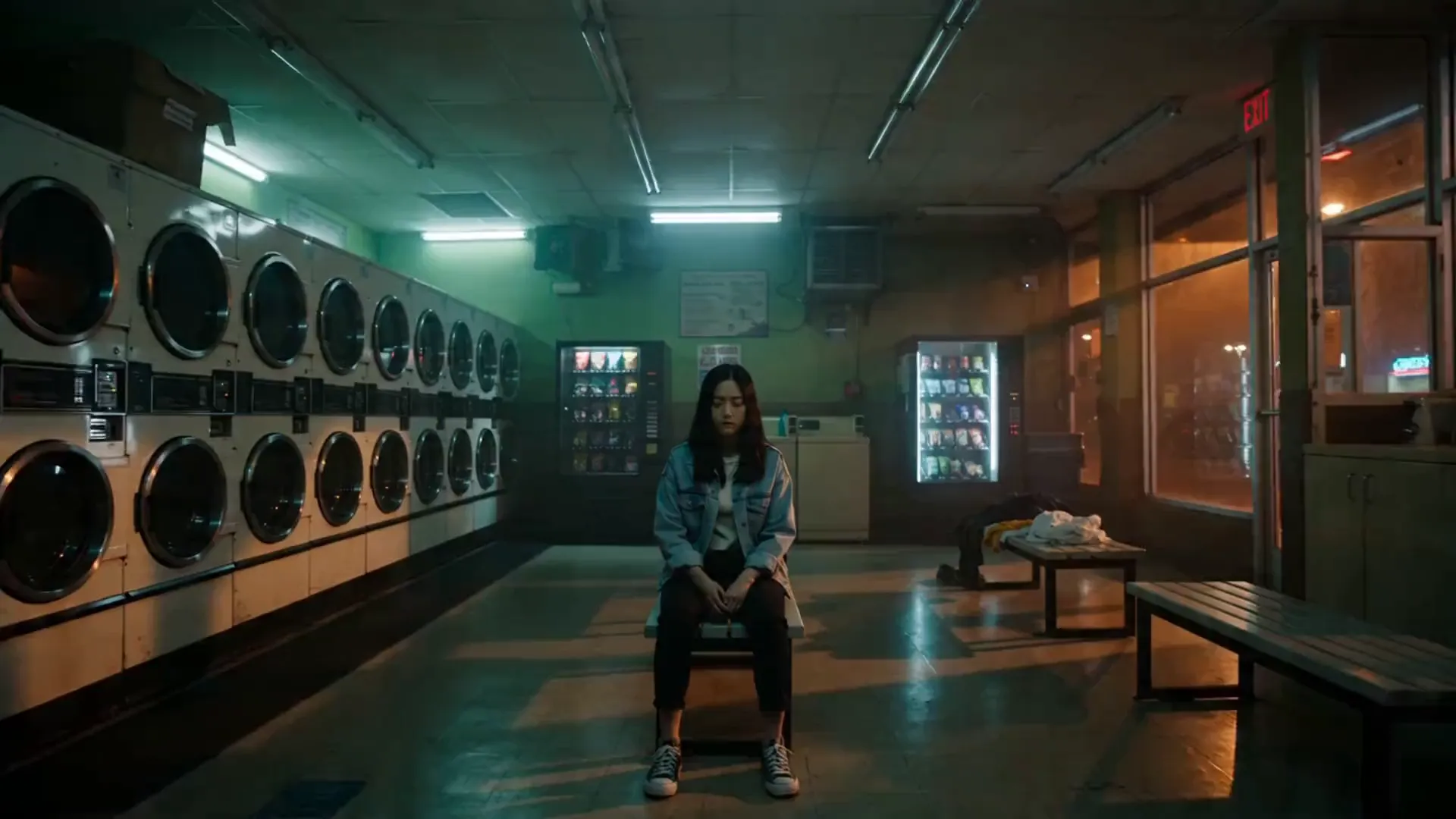 Laundromat alien hero