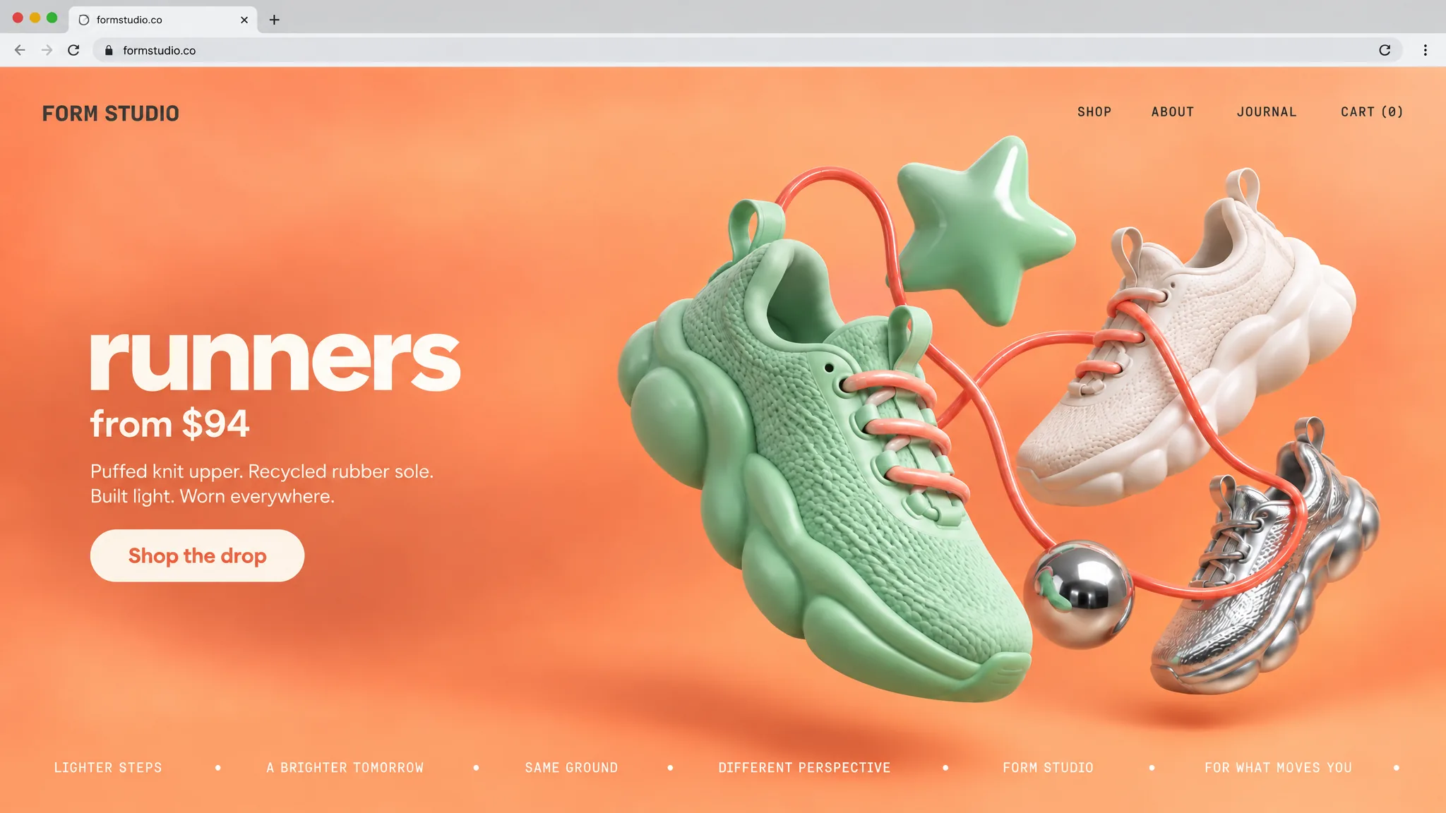 Runners Product Page